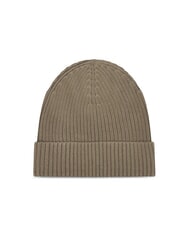 CALVIN KLEIN PATCH CHUNKY RIB  Cap brindle - Hats - 2