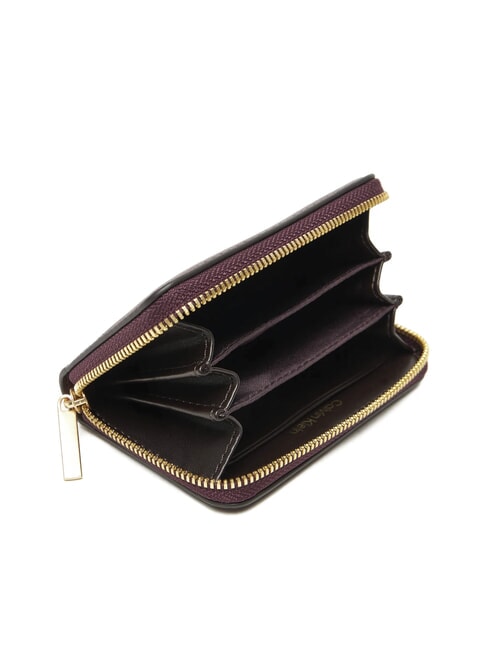 EMBOSSED LOGO Medium zip-around wallet fudge/espresso - Women’s Wallets