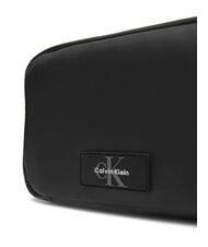 CALVIN KLEIN TECH UTILITY RUBBER Rubberized beauty case on black - Beauty Case - 4