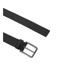 CALVIN KLEIN WARMTH  Leather belt black/antique silver - Belts - 3