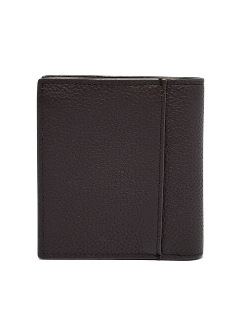 FOIL EMBOSS  Vertical leather wallet ck dark brown - Men’s Wallets
