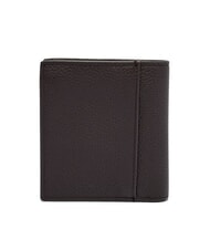 CALVIN KLEIN FOIL EMBOSS  Vertical leather wallet ck dark brown - Men’s Wallets - 4