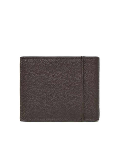 FOIL EMBOSS  Leather wallet ck dark brown - Men’s Wallets