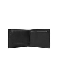 CALVIN KLEIN LOGO HARDWARE SAFFIANO Leather wallet with flap and coin purse - Men’s Wallets
