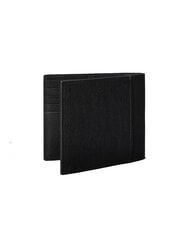 CALVIN KLEIN LOGO HARDWARE SAFFIANO Leather wallet coin purse on black - Men’s Wallets - 3