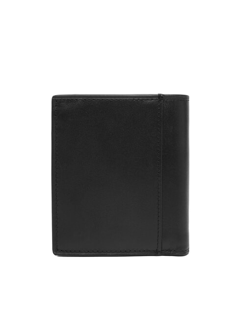 CK PLAQUE Vertical leather wallet on black - Men’s Wallets