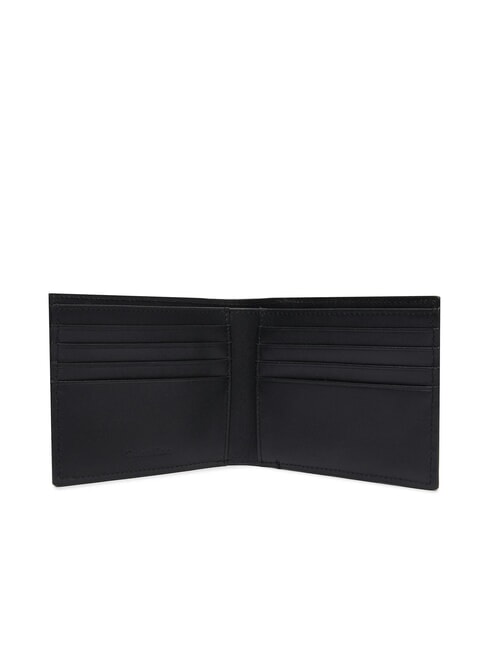 CK PLAQUE Leather wallet on black - Men’s Wallets
