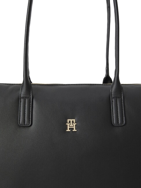 POPETTE SOFT Shoulder shopping bag black - Women’s Bags