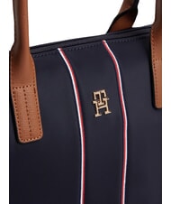 TOMMY HILFIGER POPETTE Mini tote bag with shoulder strap space blue corp - Women’s Bags - 3