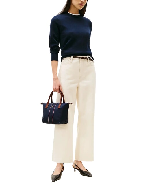 POPETTE Mini tote bag with shoulder strap space blue corp - Women’s Bags