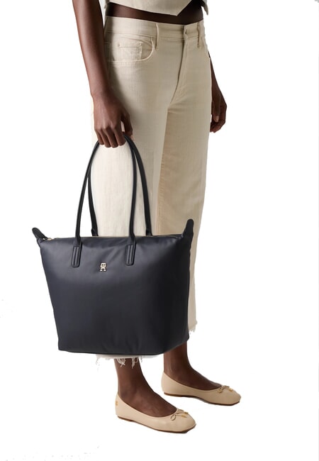 POPETTE SOFT Shoulder shopping bag space blue / black - Women&rsquo;s Bags