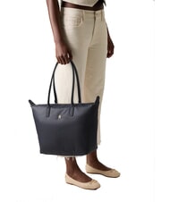 TOMMY HILFIGER POPETTE SOFT Shoulder shopping bag space blue / black - Women&rsquo;s Bags - 6