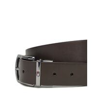 TOMMY HILFIGER DENTON Leather belt Moor's head / black - Belts - 3