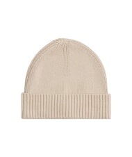 TOMMY HILFIGER TH FLAG Cotton beanie hat with cuff classic beige - Hats - 2