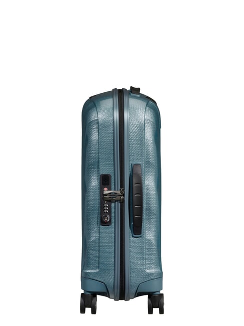 C-LITE Spinner  Hand luggage trolley, expandable ice blue - Rigid Trolley Cases