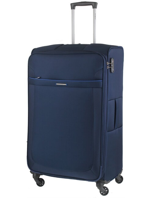 ANAFI Extra Large, Expandable Trolley dARKBlue - Semi-rigid Trolley Cases