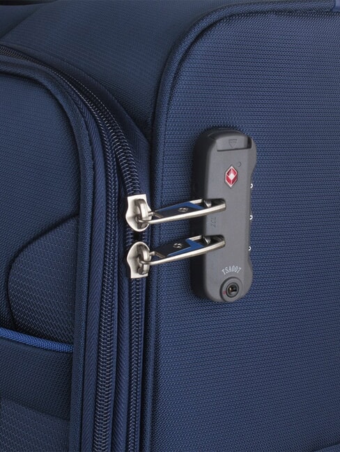 ANAFI Extra Large, Expandable Trolley dARKBlue - Semi-rigid Trolley Cases