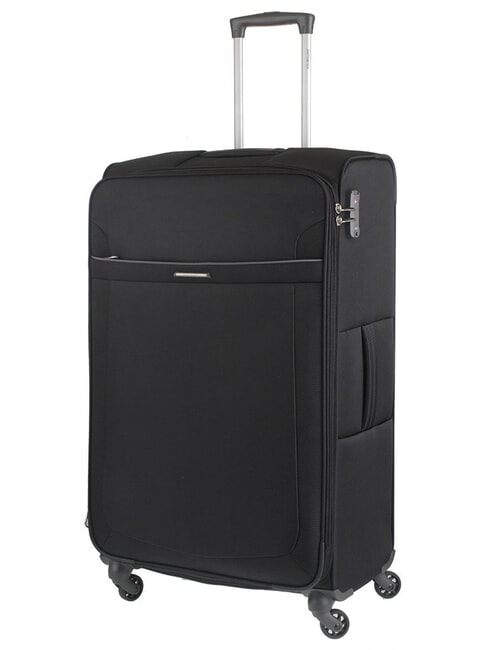 ANAFI Extra Large, Expandable Trolley BLACK - Semi-rigid Trolley Cases