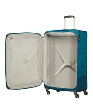 SAMSONITE trolley case BASE BOOST line, large size, expandable petrolblue - Semi-rigid Trolley Cases - 2