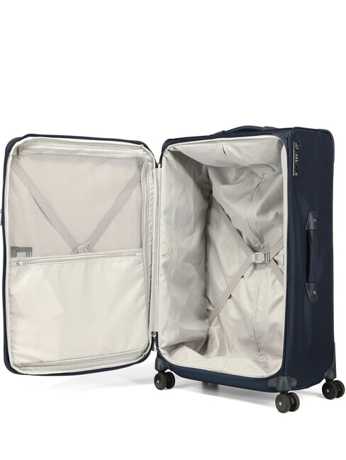 BEAUHAVEN  Large, expandable trolley dARKBlue - Semi-rigid Trolley Cases
