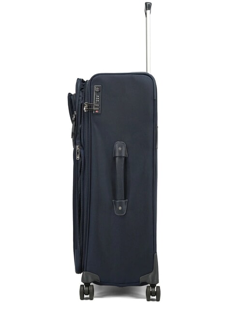 BEAUHAVEN  Large, expandable trolley dARKBlue - Semi-rigid Trolley Cases