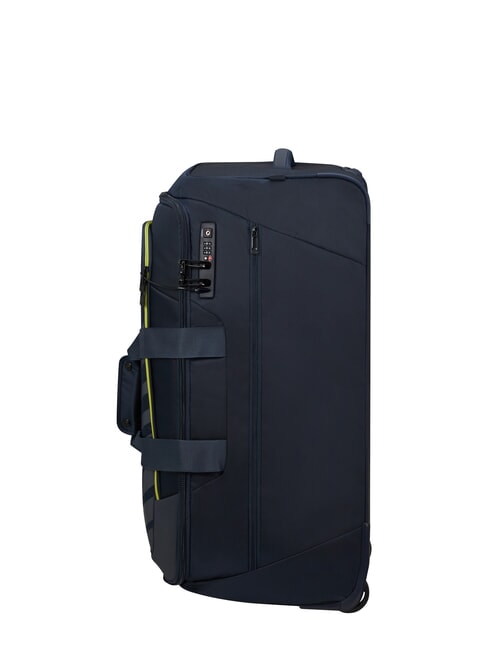 RESPARK  Large Trolley Bag midnight blue/lime - Semi-rigid Trolley Cases