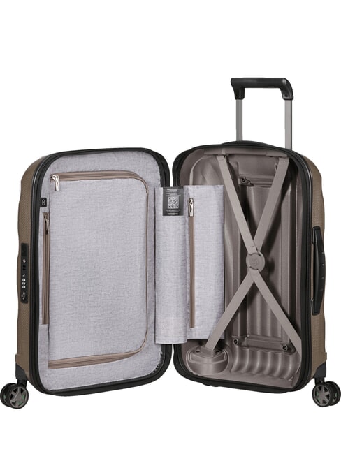 C-LITE Spinner  Hand luggage trolley, expandable ivorygold - Rigid Trolley Cases