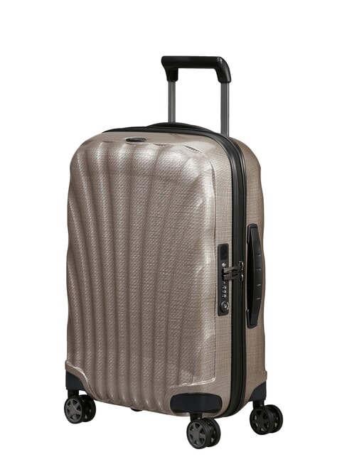 C-LITE Spinner  Hand luggage trolley, expandable ivorygold - Rigid Trolley Cases