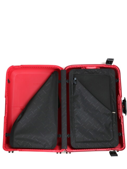 MAGNUM ECO Large trolley 81/30 red hibiscus - Rigid Trolley Cases