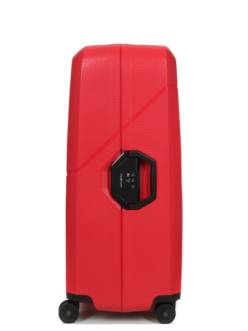 MAGNUM ECO Large trolley 81/30 red hibiscus - Rigid Trolley Cases