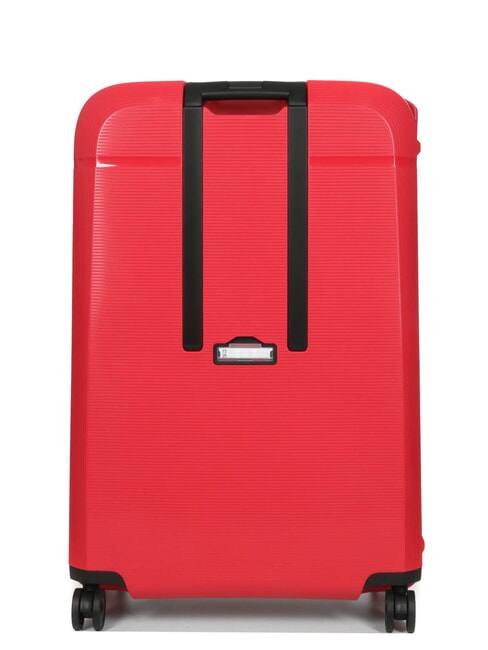 MAGNUM ECO Large trolley 81/30 red hibiscus - Rigid Trolley Cases