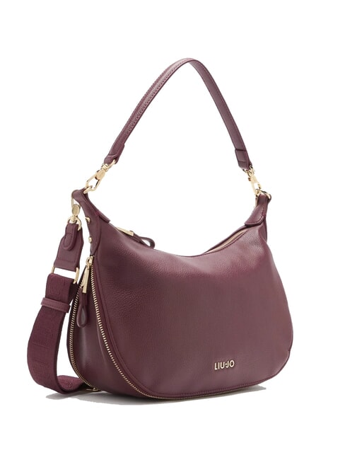 KALISKA Hobo bag with shoulder strap red wine - Women’s Bags