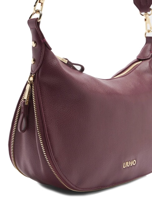 KALISKA Hobo bag with shoulder strap red wine - Women’s Bags