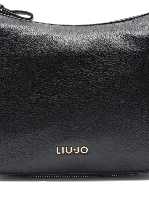 KALISKA Hobo bag with shoulder strap BLACK - Women’s Bags