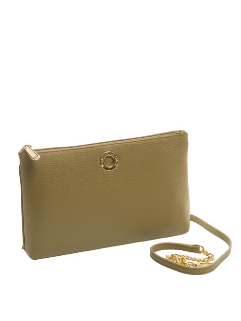 MELLOW Chain shoulder bag in leather aloe - Women’s Bags