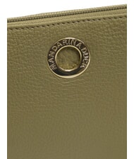 MANDARINA DUCK MELLOW Chain shoulder bag in leather aloe - Women’s Bags - 3