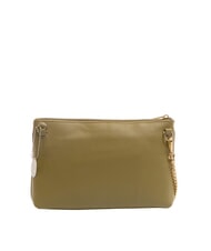 MANDARINA DUCK MELLOW Chain shoulder bag in leather aloe - Women’s Bags - 4