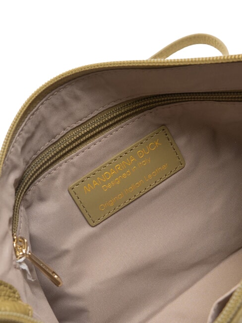 MELLOW Chain shoulder bag in leather aloe - Women’s Bags