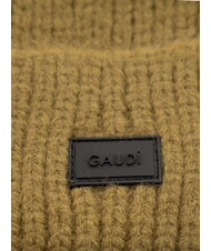 GAUDÌ EVAN Cuffed beanie hat MILITARY - Hats - 2