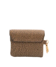 BORBONESE BRUNCH Coin purse with carabiner natural op / black - Women&rsquo;s Wallets - 2