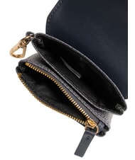 BORBONESE BRUNCH Coin purse with carabiner slate - Women’s Wallets - 3