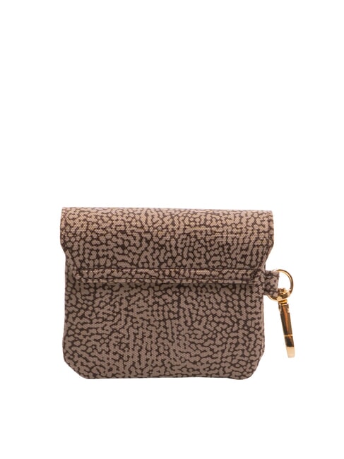 FLEXOS SOFT Coin purse with carabiner natural op / black - Women&rsquo;s Wallets