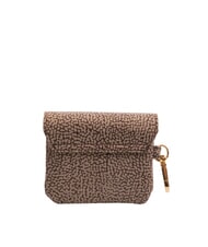 BORBONESE FLEXOS SOFT Coin purse with carabiner natural op / black - Women&rsquo;s Wallets - 2