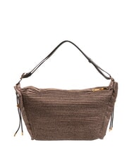 BORBONESE PLISSE Medium shoulder bag op / natu - Women’s Bags - 4