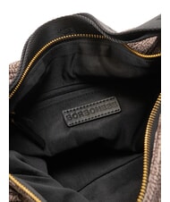 BORBONESE PLISSE Medium shoulder bag op / natu - Women’s Bags - 5