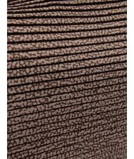 BORBONESE PLISSE Large shoulder bag op / natu - Women’s Bags - 3