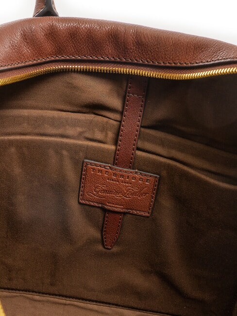 SERRISTORI Leather 13" laptop briefcase BROWN - Work Briefcases