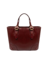 THE BRIDGE MATILDE Leather shopping bag Chianti / Bordeaux / Gold - Women&rsquo;s Bags - 4