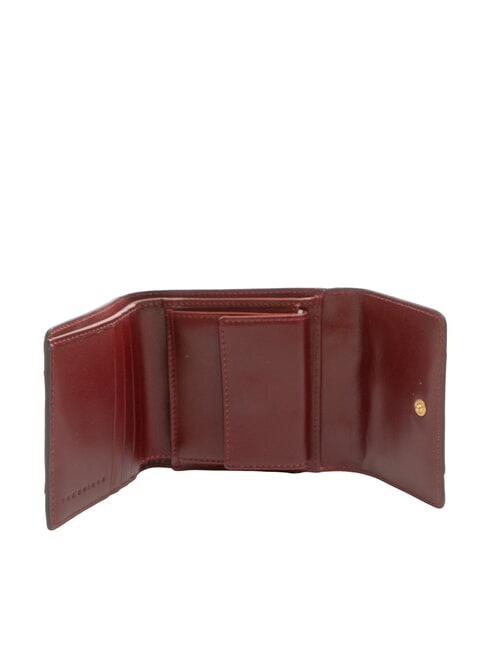 VIGNA  Leather wallet Chianti / Bordeaux / Gold - Women&rsquo;s Wallets