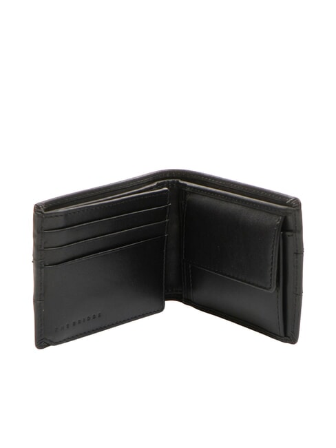 VACCHERECCIA Wallet with flap, in leather Black - Men’s Wallets